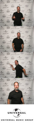 Jason Coleman in the UMG Photo booth