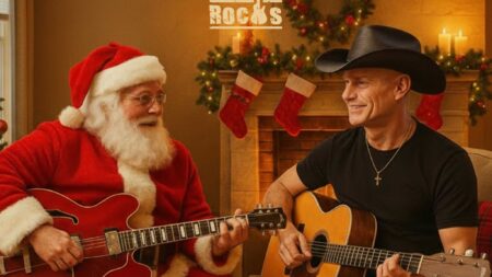 Robert Ross's new music video for rockin Christmas produced by Nashville Rocks